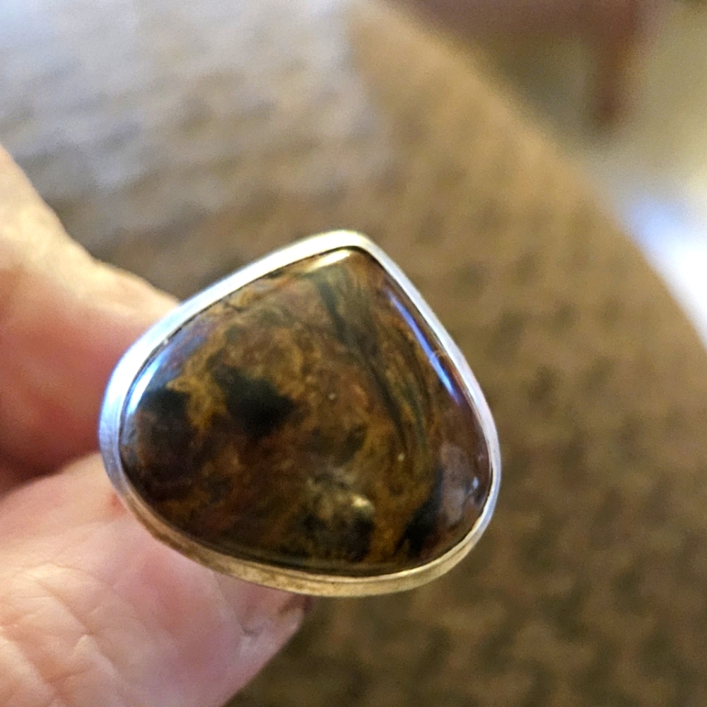 Pietersite ring